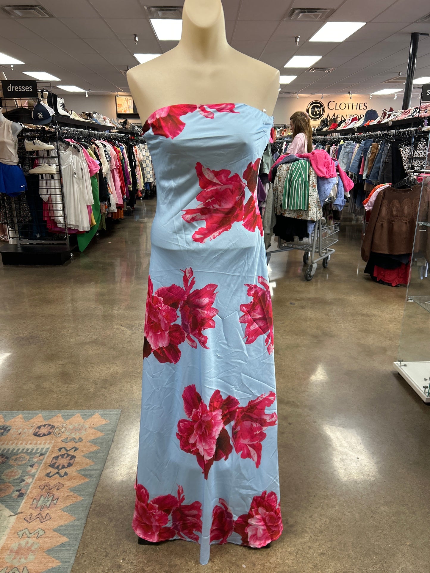Dress Casual Maxi By Clothes Mentor In Blue, Size:M