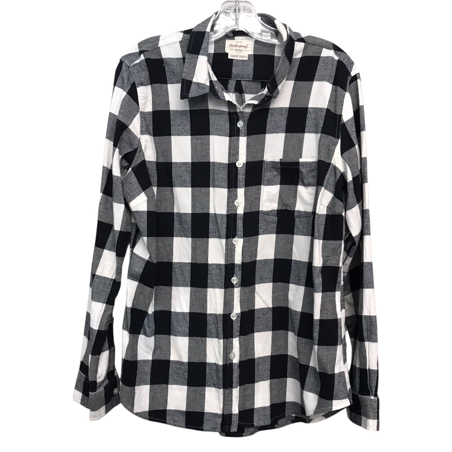 Top Ls By Weatherproof In Black & White, Size:L