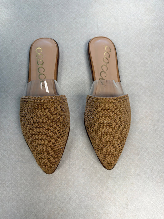 Shoes Flats By Clothes Mentor In Tan, Size:7