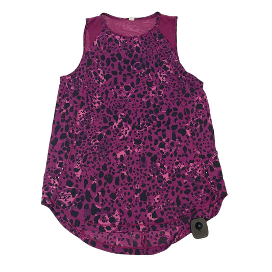 Athletic Tank Top By Lululemon In Purple, Size:S