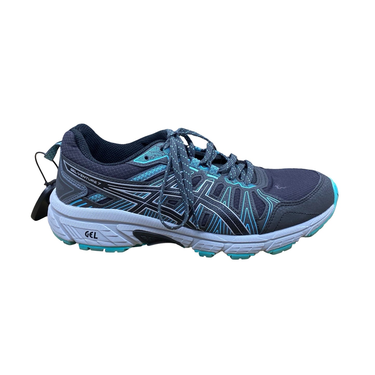 Shoes Athletic By Asics In Black & Blue, Size:8.5