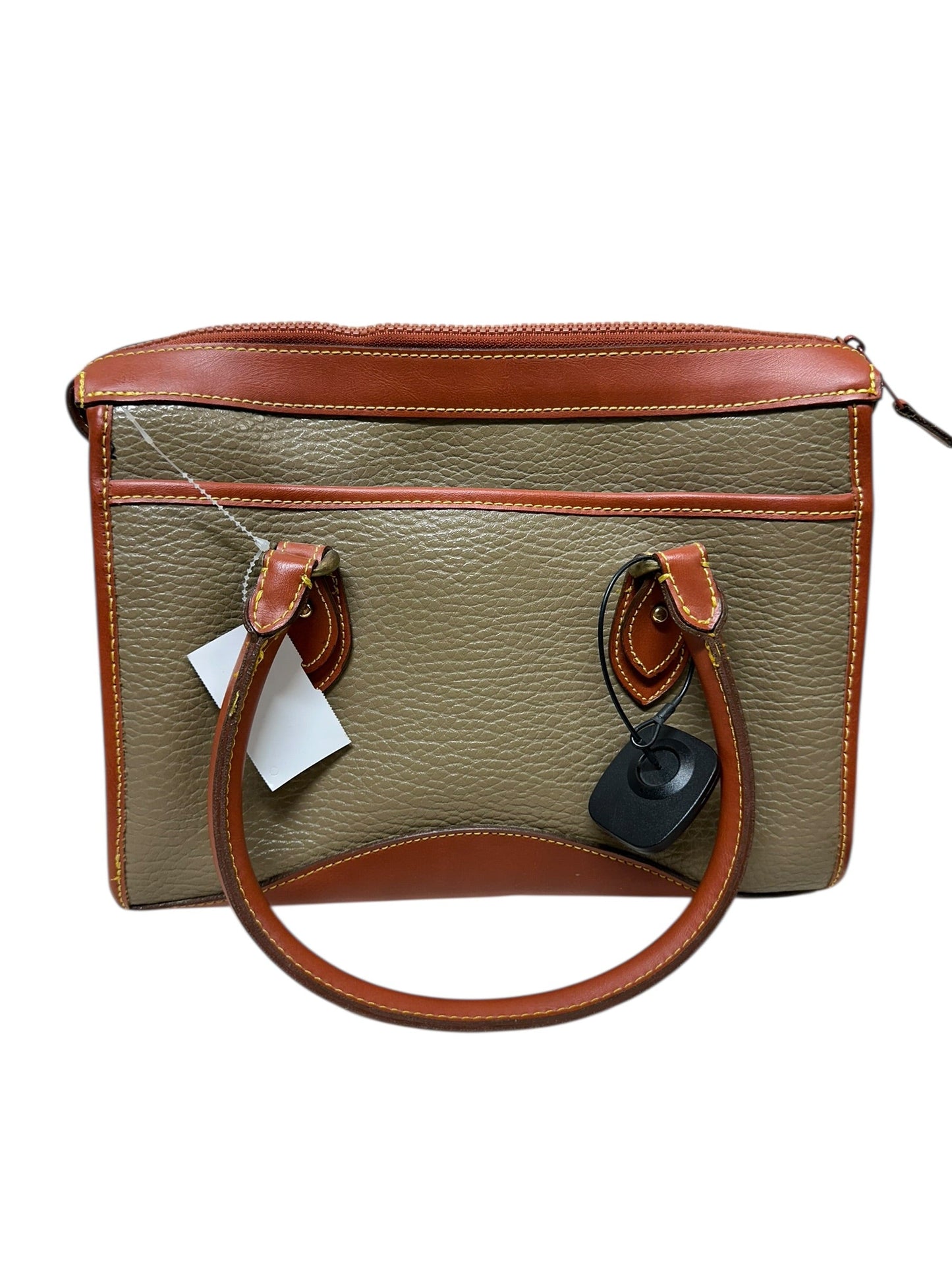 Handbag Designer By Dooney And Bourke In Brown & Grey, Size:Medium