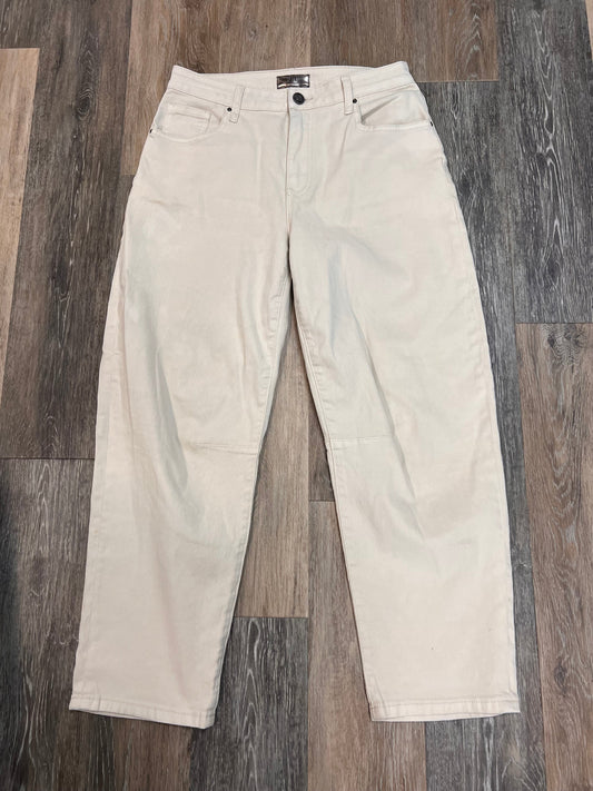 -JEANS WIDE LEG by KUT In CREAM, Size: 6