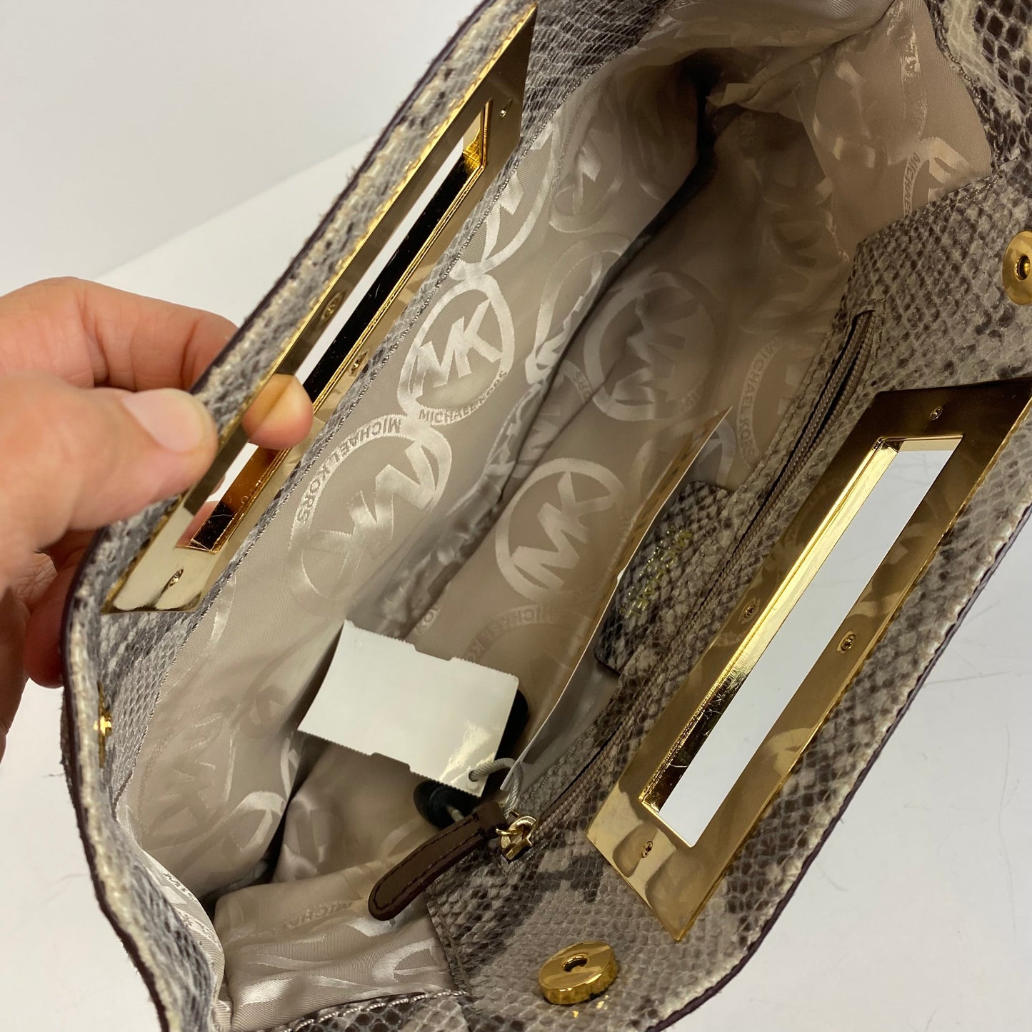 Clutch Designer By Michael Kors, Size: Medium