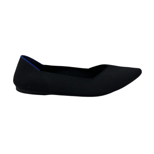 BLACK ROTHYS SHOES FLATS, Size 10