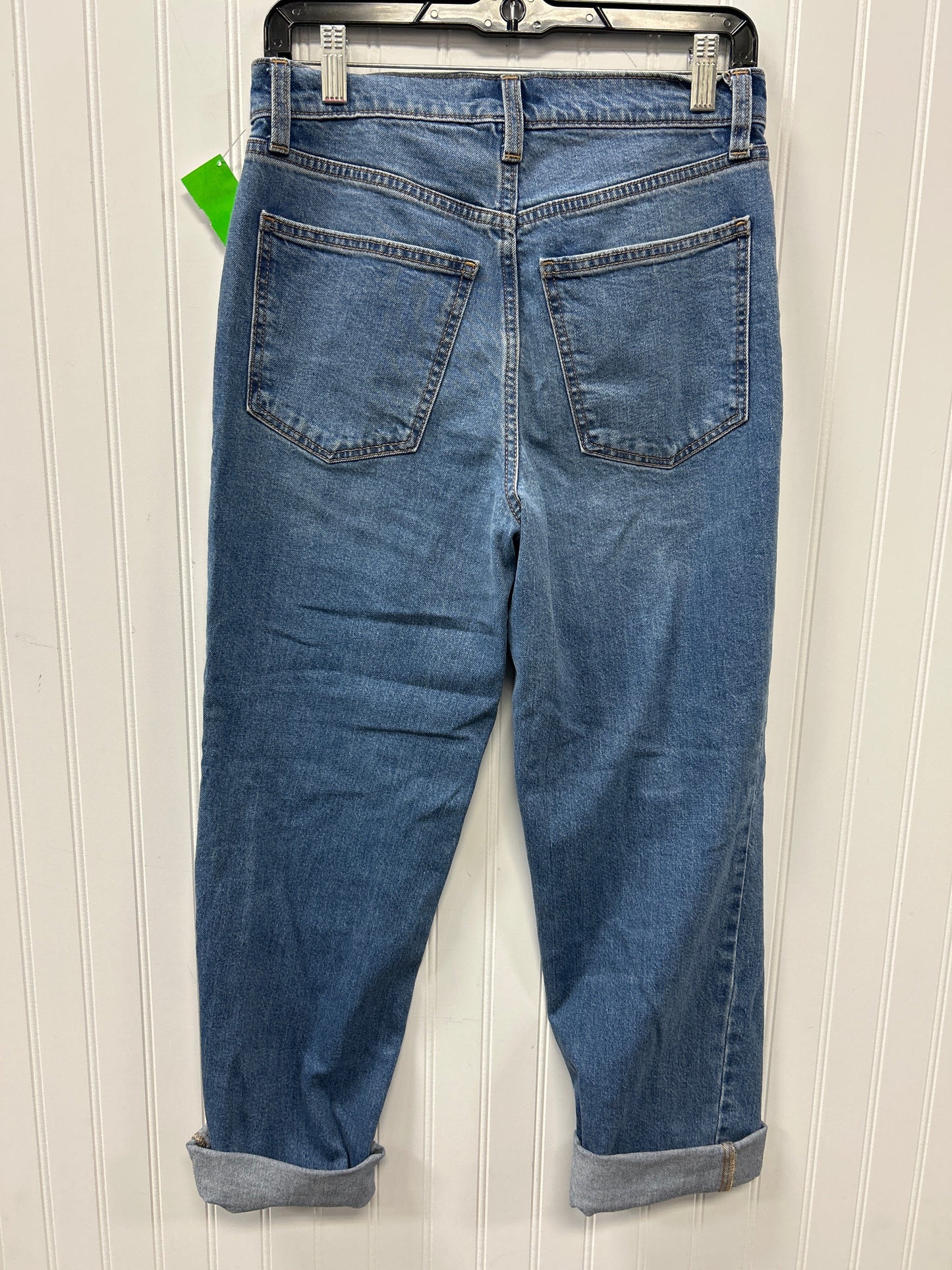 Jeans Straight By Universal Thread In Blue Denim, Size:4