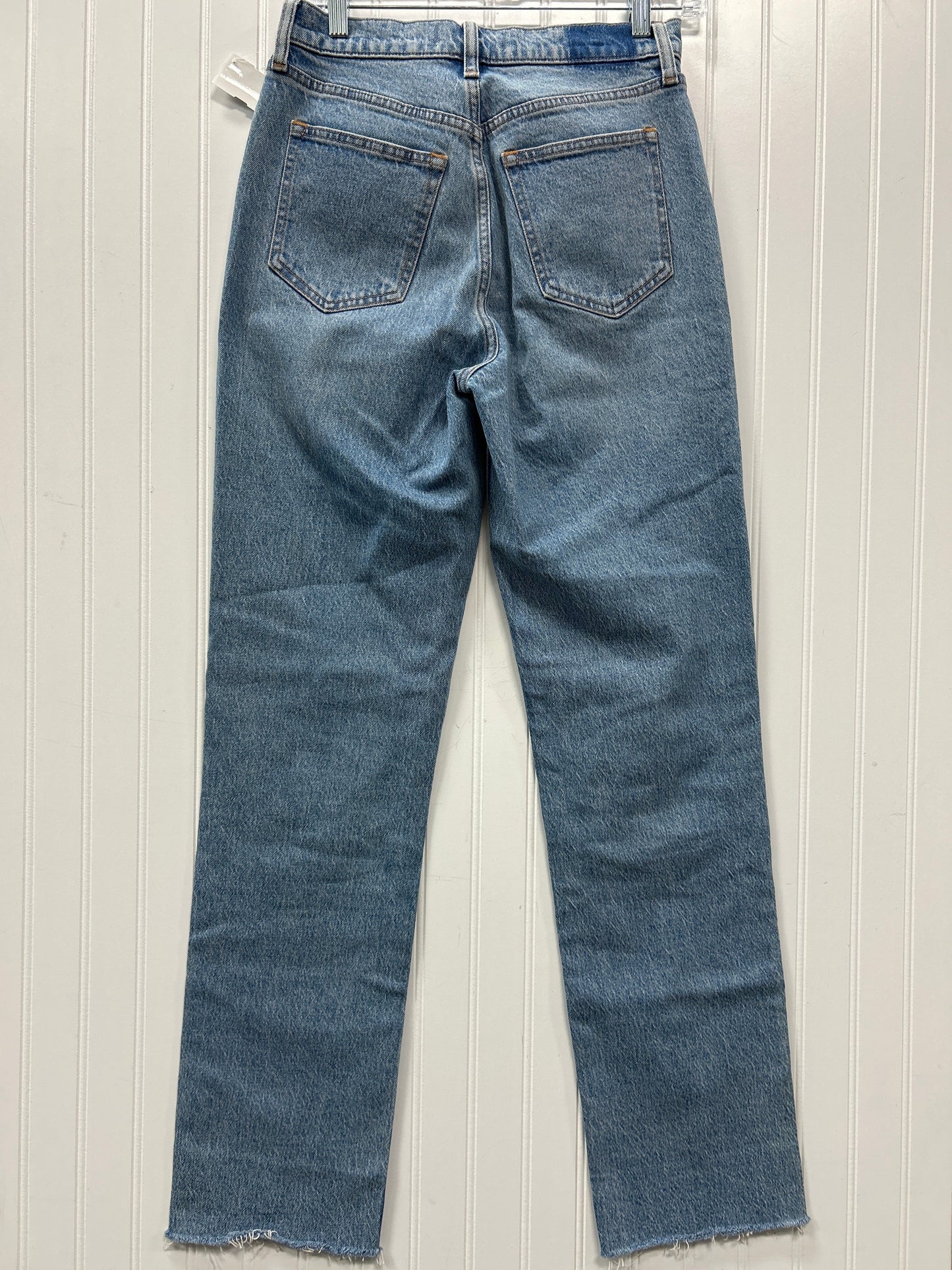 Jeans Straight By Abercrombie And Fitch In Blue Denim, Size:4L