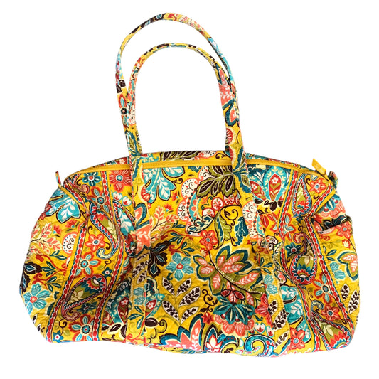 Tote By Vera Bradley In Yellow, Size:Large