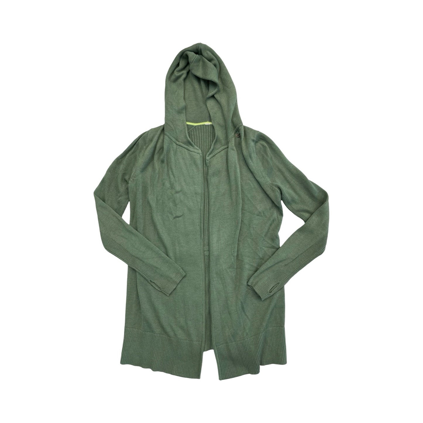 Sweater Cardigan By Lululemon In Green, Size:M