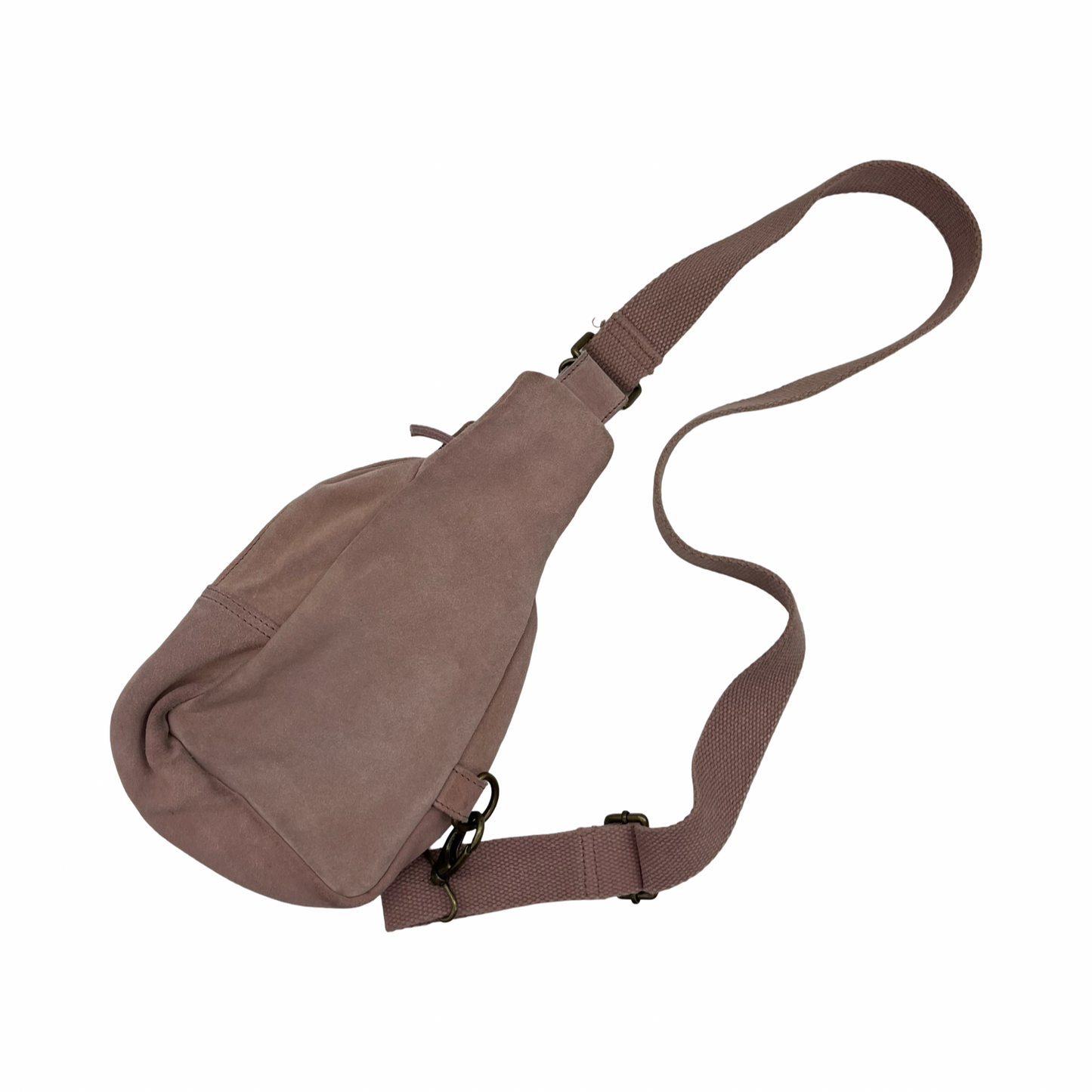 Crossbody Leather By Free People In Pink, Size:Medium