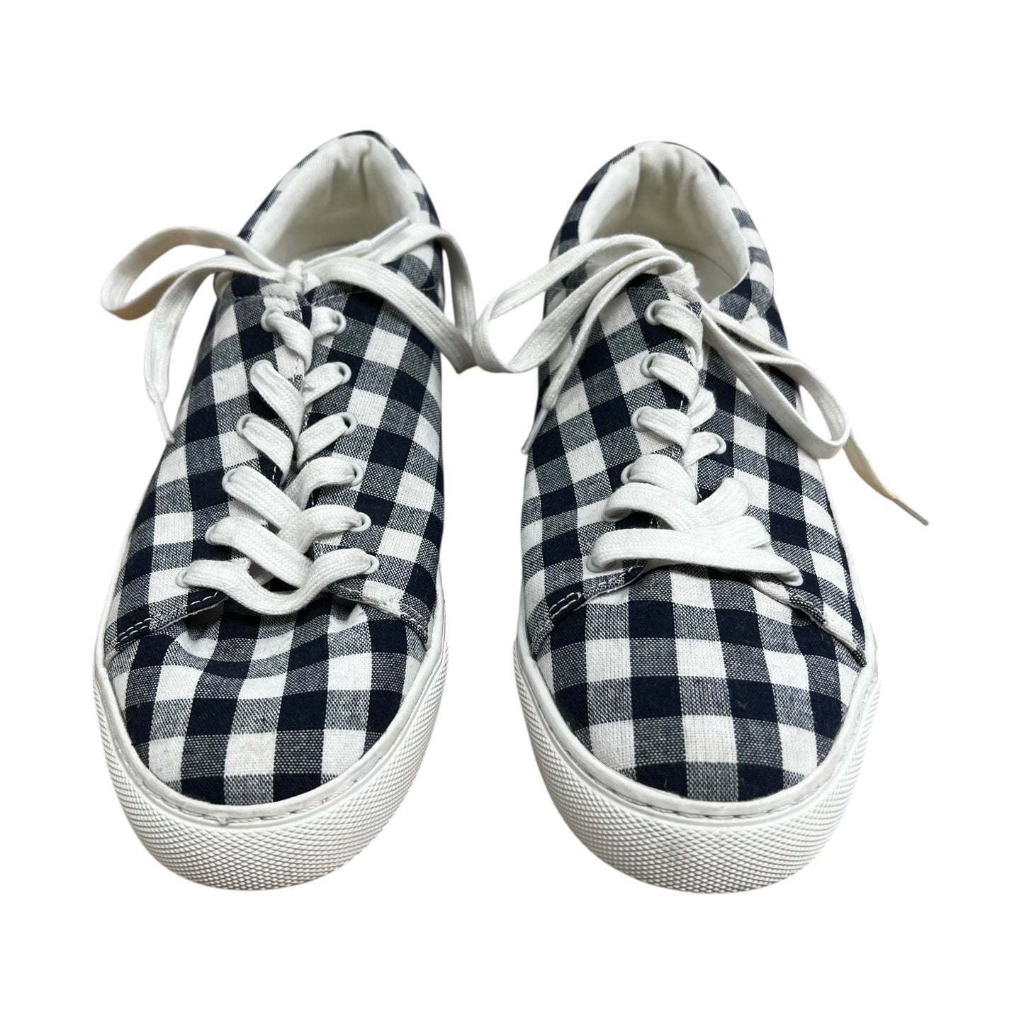 Shoes Sneakers By J. Crew In Blue & White, Size:8.5