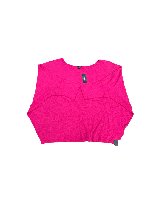 Top 3/4 Sleeve By Express In Pink, Size:Xl