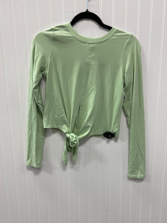 Athletic Top Ls Collar By Lululemon In Green, Size:4