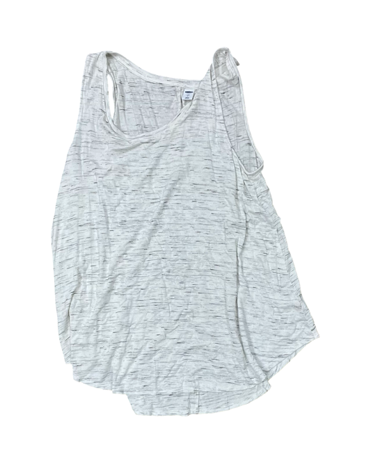 Top Sleeveless By Old Navy In White, Size:L