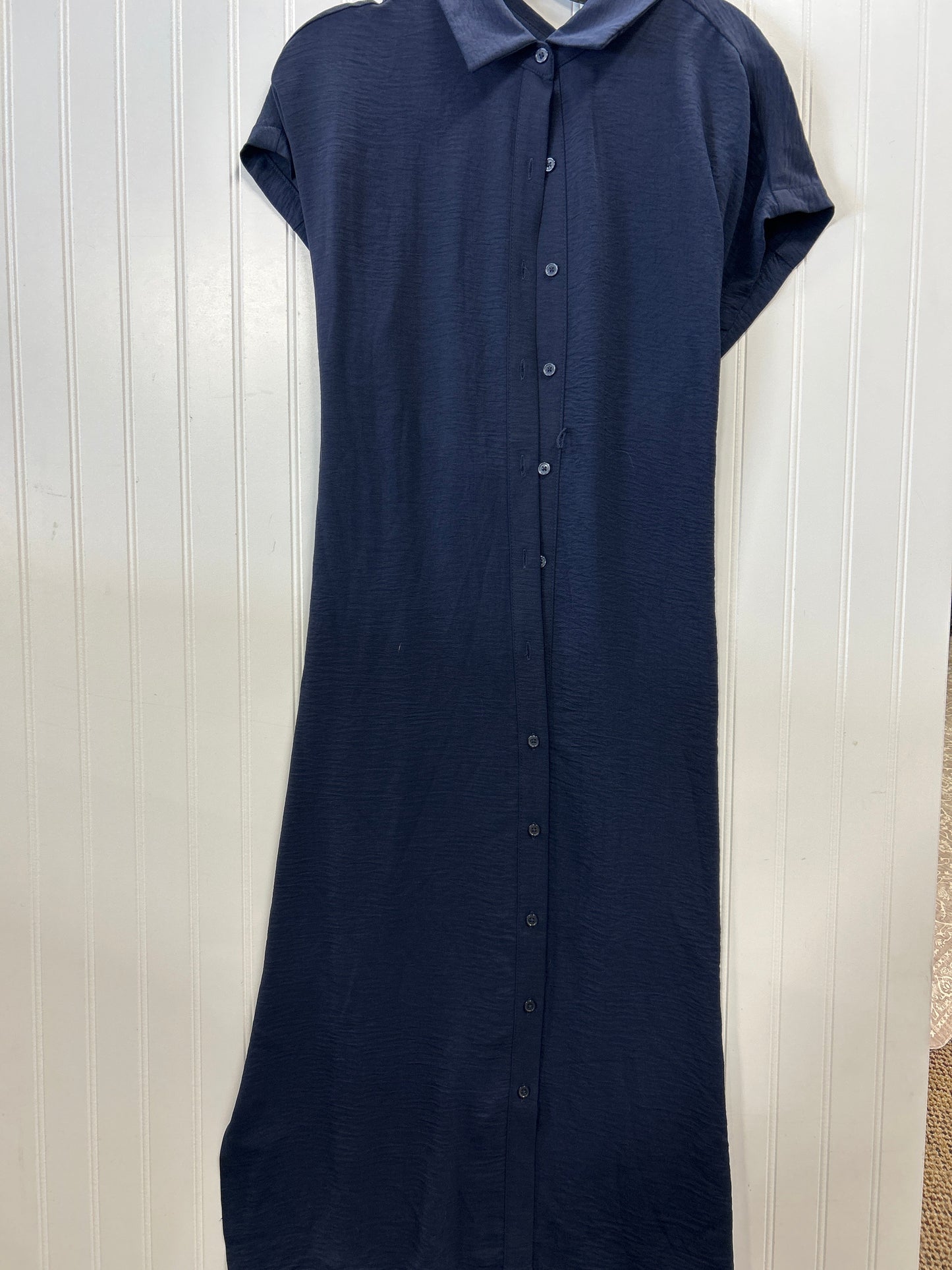 Dress Casual Maxi By Dkny In Navy, Size:Xl