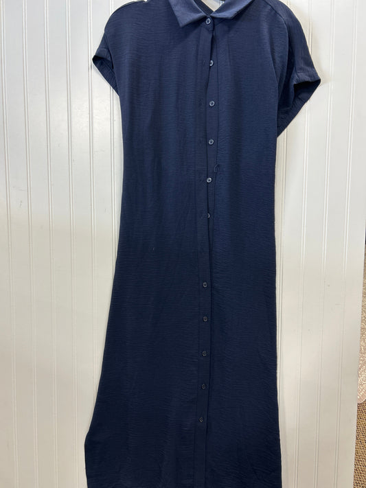 Dress Casual Maxi By Dkny In Navy, Size:Xl