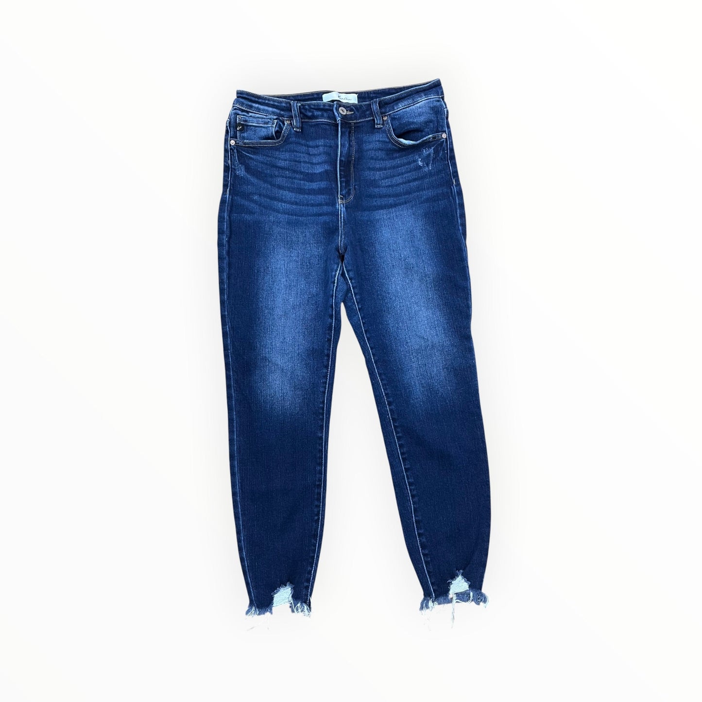 Jeans Skinny By Kancan In Blue Denim, Size:10
