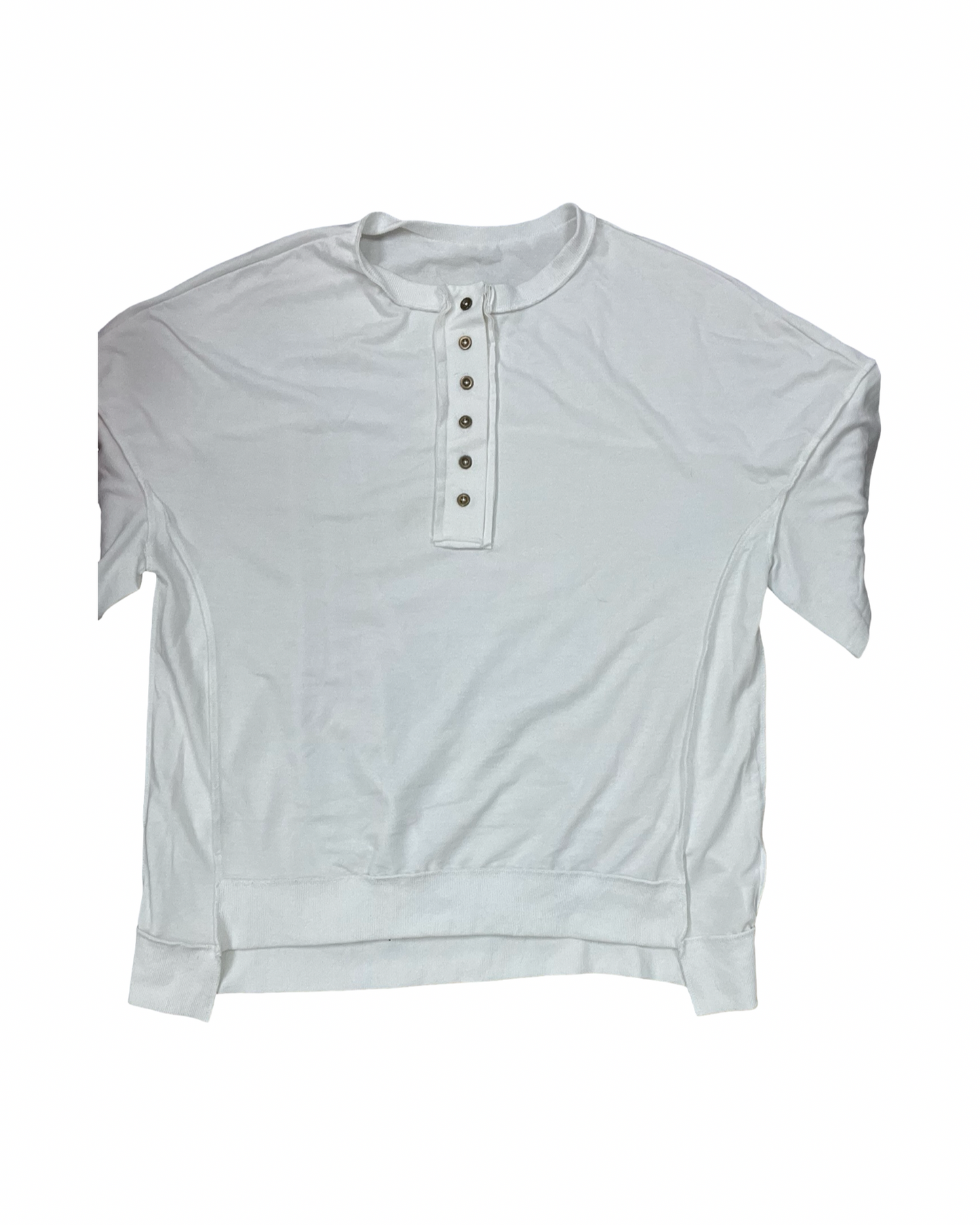 Top Ss By Clothes Mentor In White, Size:Xl
