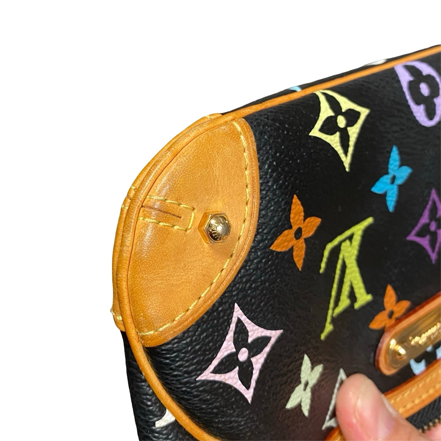 Handbag Luxury Designer By Louis Vuitton In Multi, Size:Small