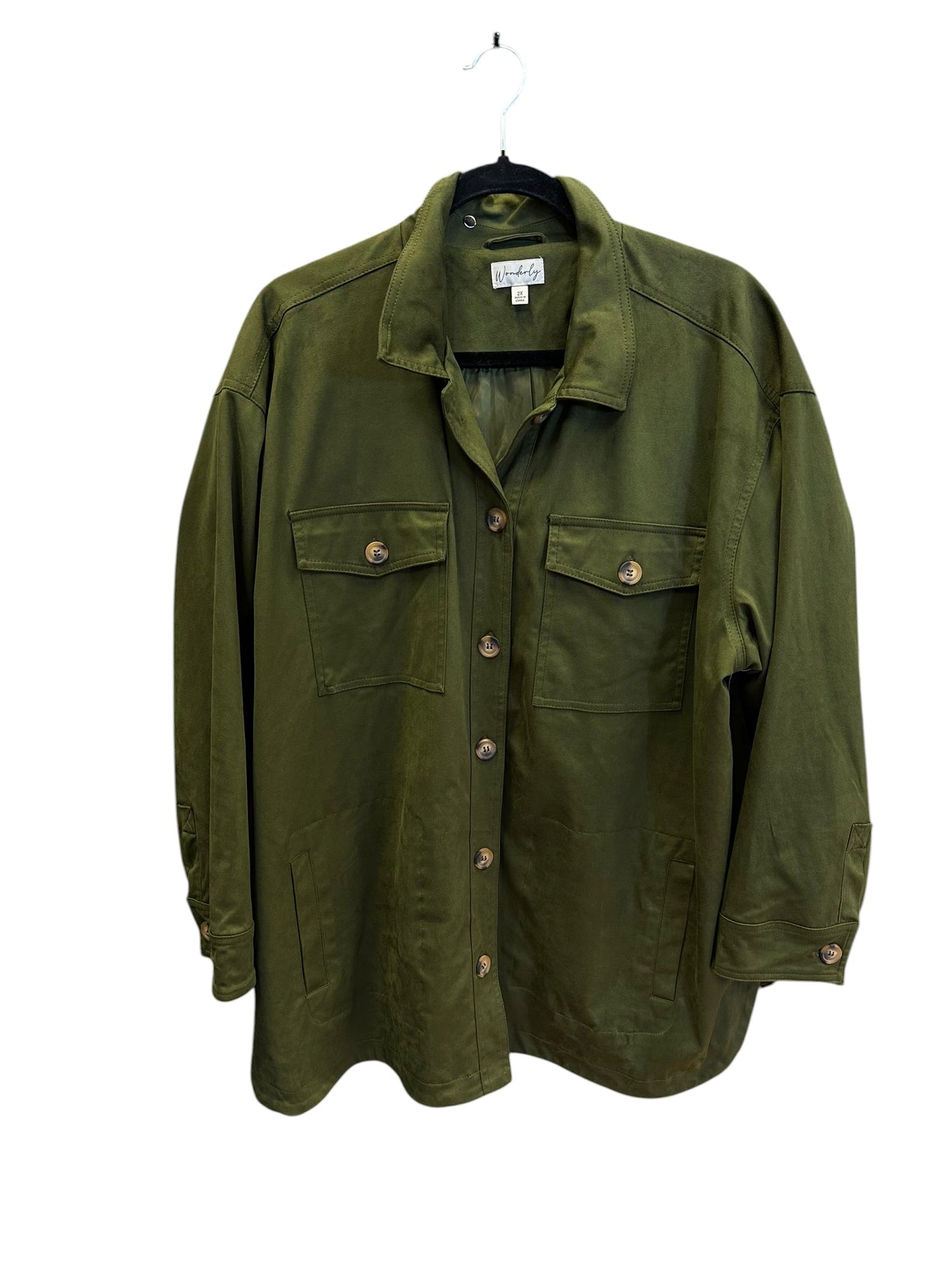 Jacket Other By Wonderly In Green, Size:2X