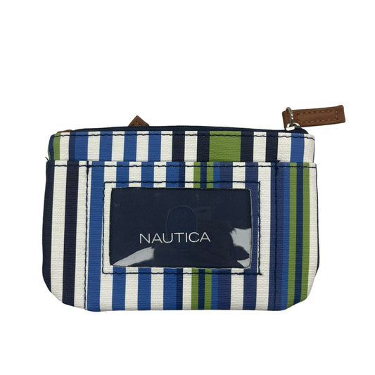 Coin Purse By Nautica In Blue & White, Size:Small