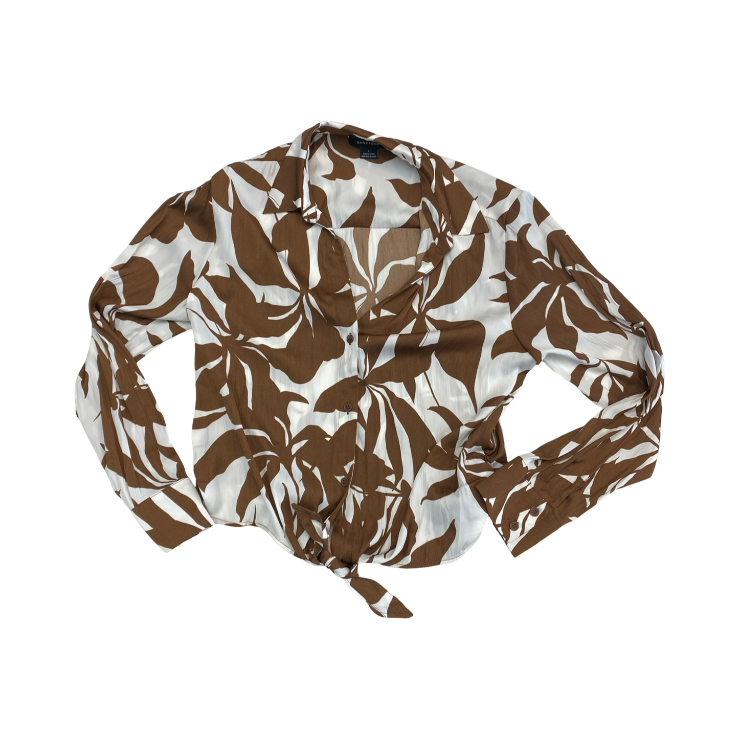 Top Ls By Sanctuary In Brown, Size:L