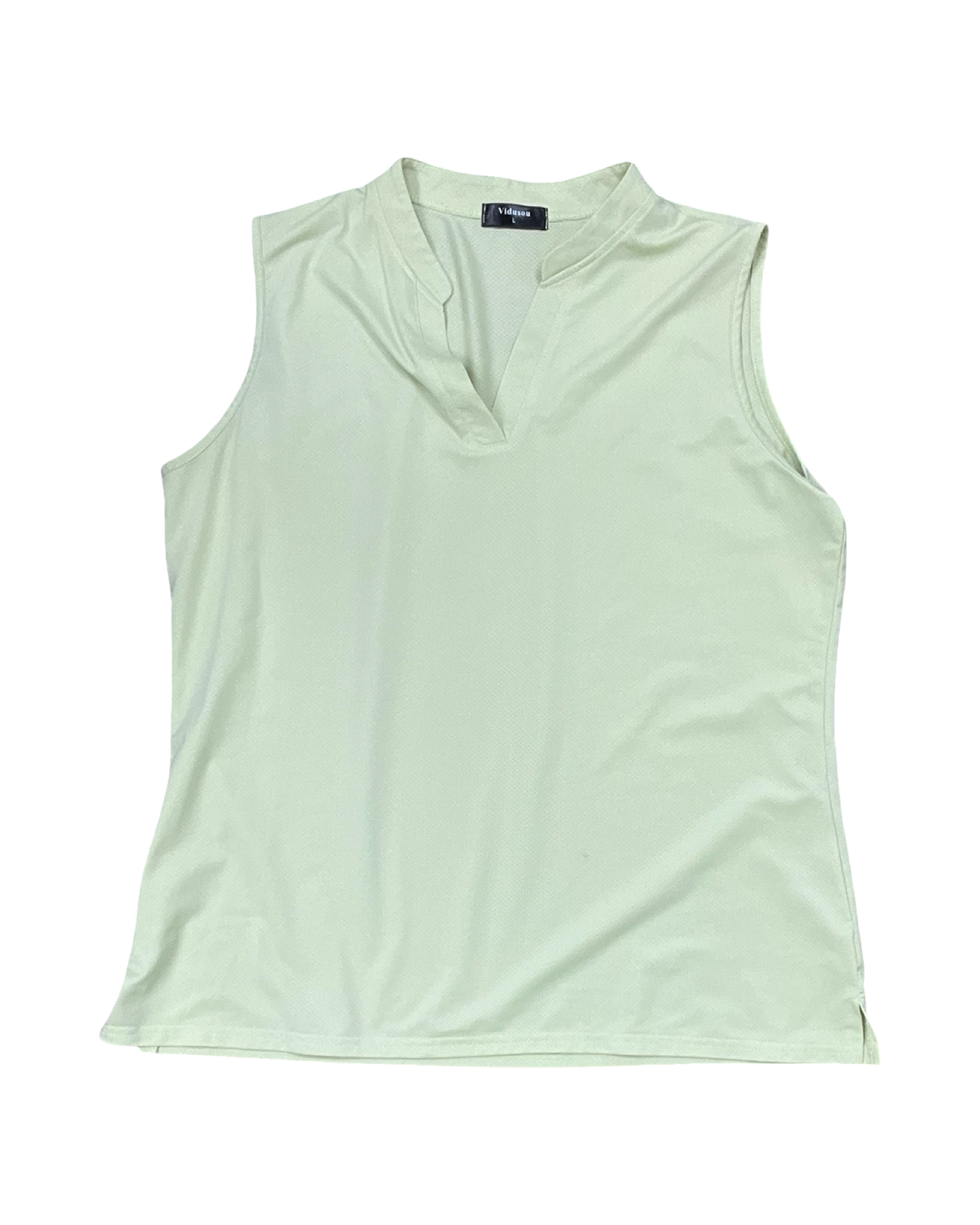 Top Sleeveless By Clothes Mentor In Green, Size:L