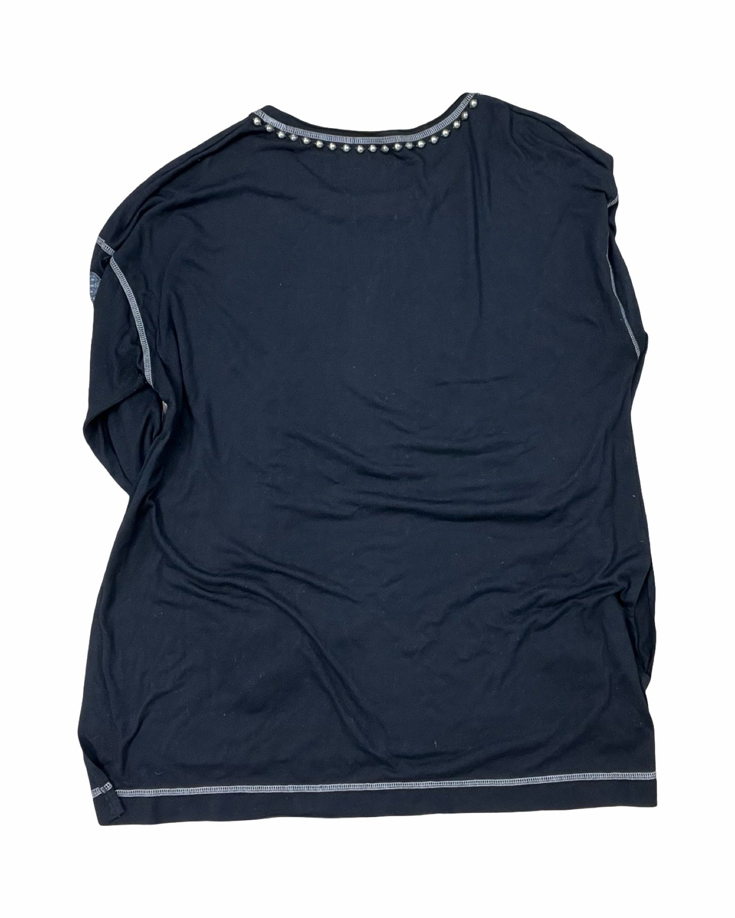 Top Ls By Double D Ranch In Black, Size:L
