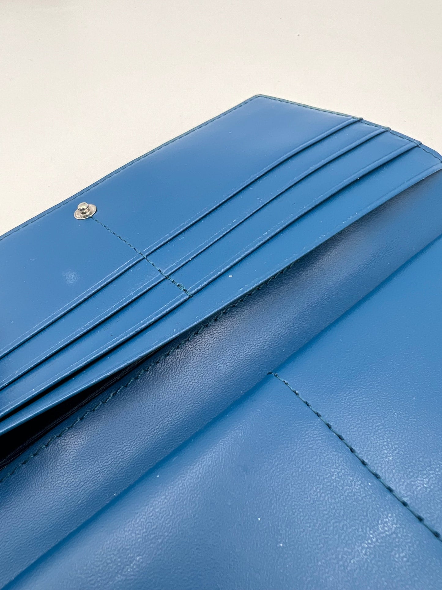 MCM Vistetos Blue Wallet