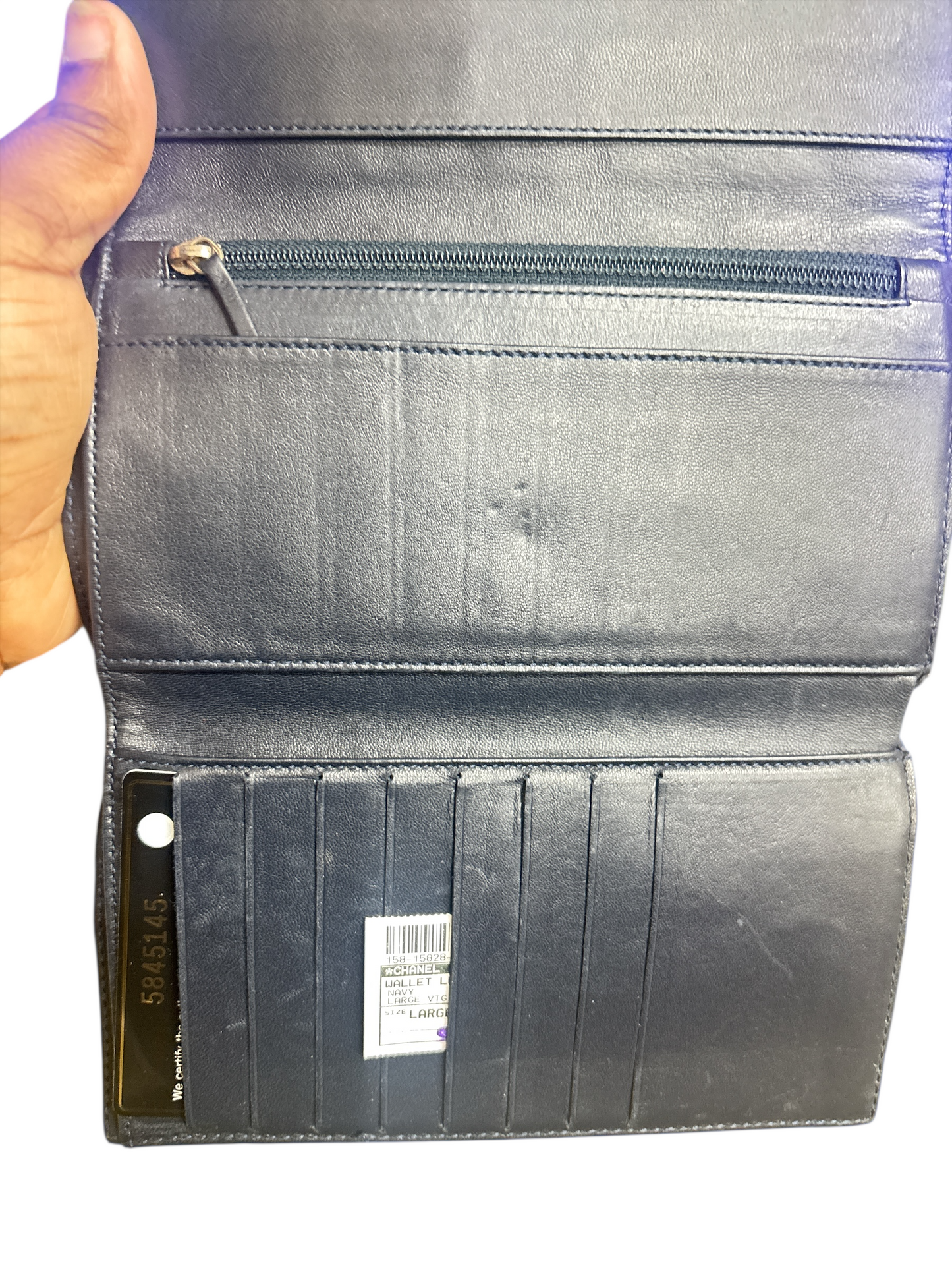 Wallet Luxury Designer By Chanel, Size: Large