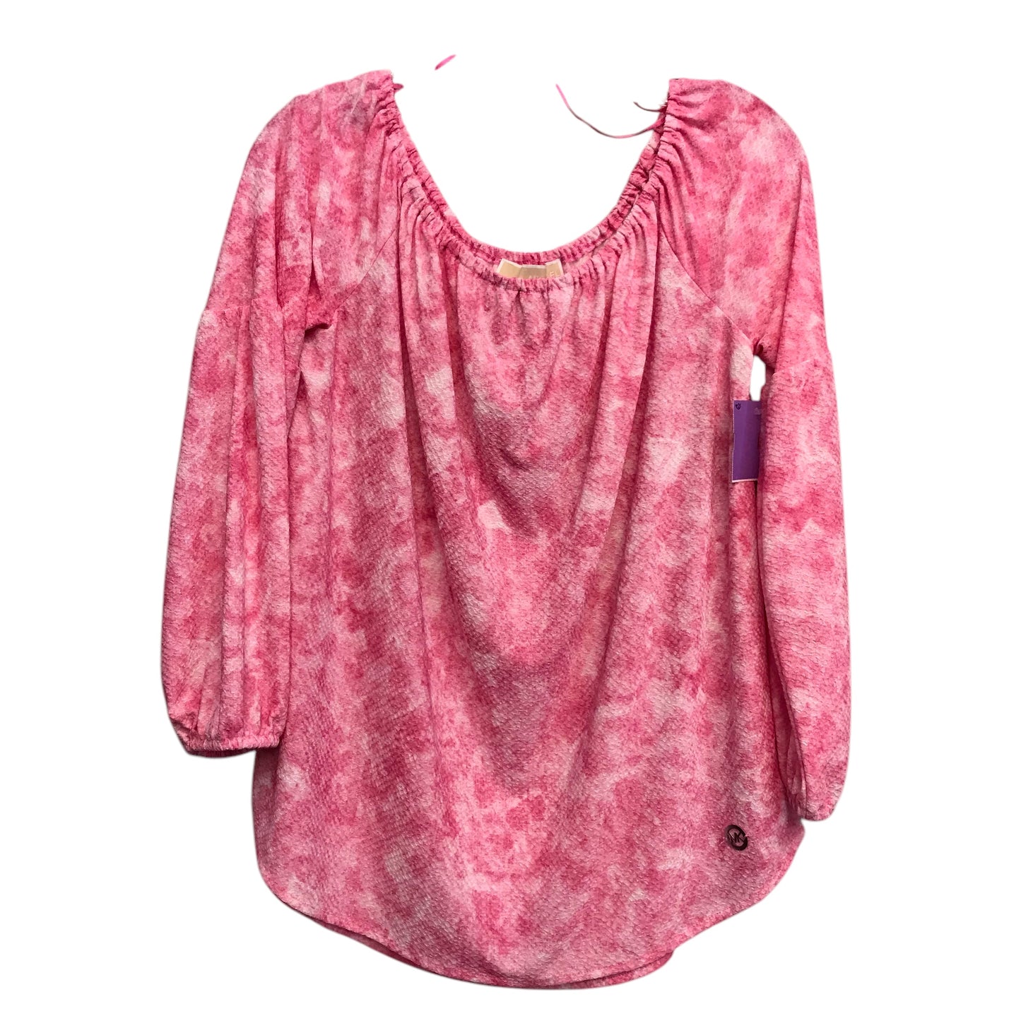 Top Ls By Michael By Michael Kors In Pink & White, Size:M
