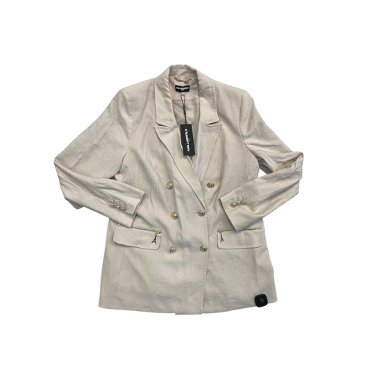 Blazer Designer By Karl Lagerfeld In Beige, Size:14