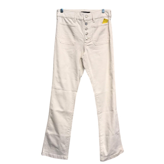 Jeans Flared By Lauren By Ralph Lauren In Cream, Size:8