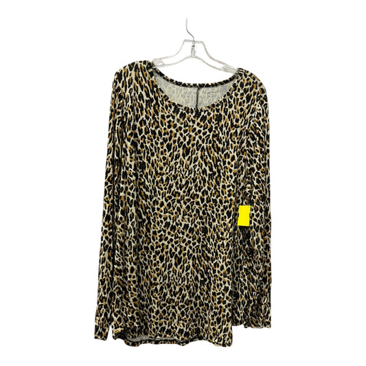Top Ls By Lane Bryant In Animal Print, Size:Xl