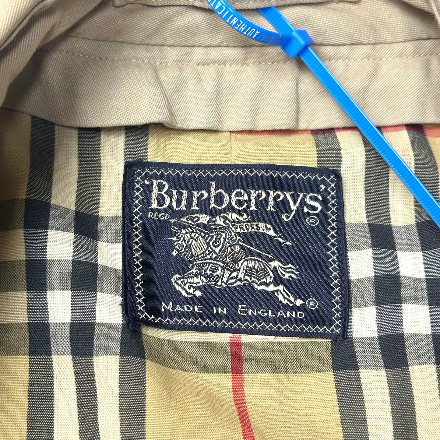 Coat Luxury Designer By Burberry In Tan, Size: L