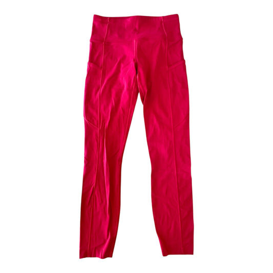 Athletic Leggings By Lululemon In Red, Size:6