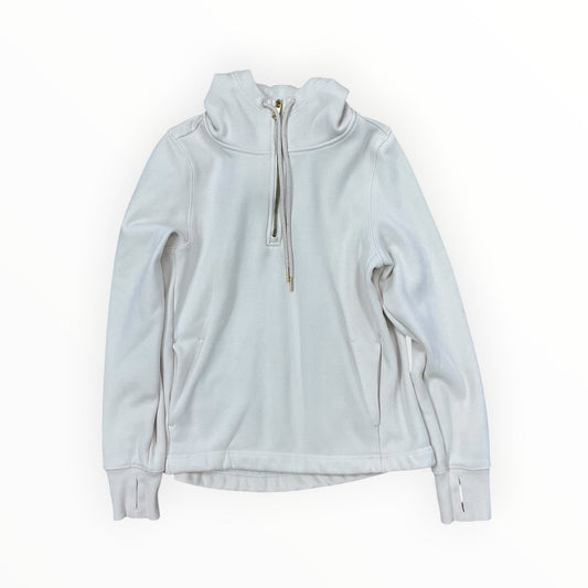 Sweatshirt Hoodie By Athleta In Tan, Size:Xs