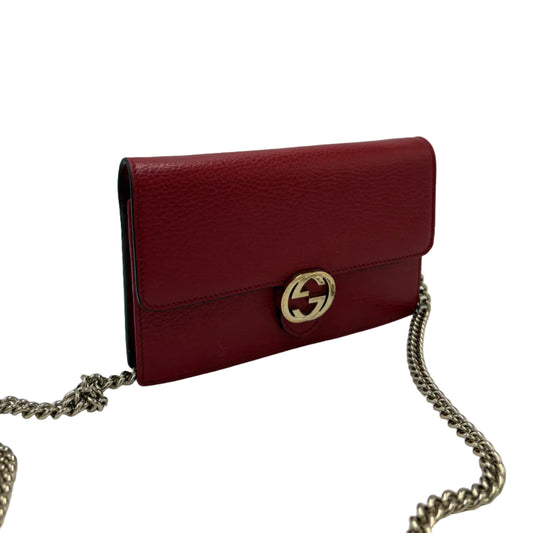 Gucci Interlocking G Chain Luxury Wallet Handbag