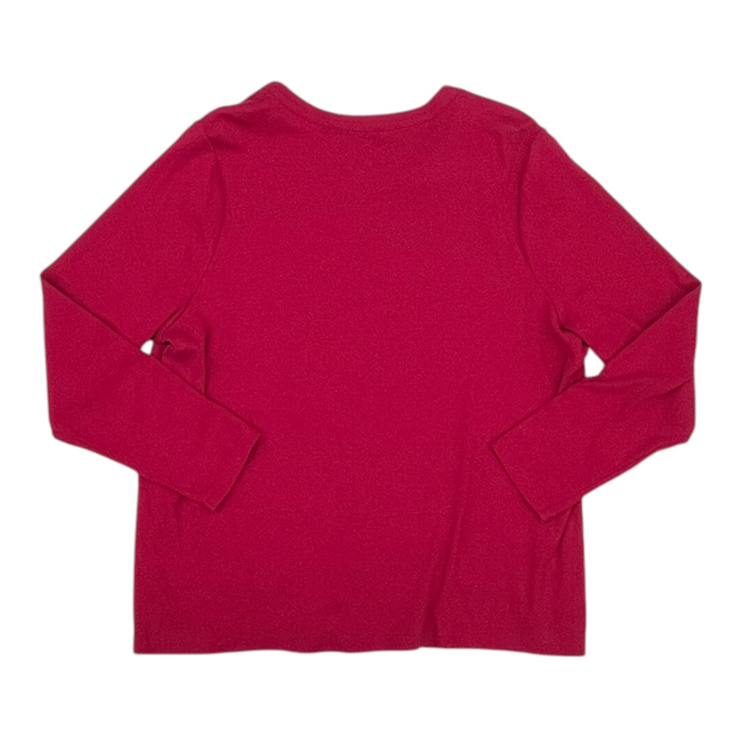 Cardigan By Isaac Mizrahi Live Qvc In Pink, Size:1X