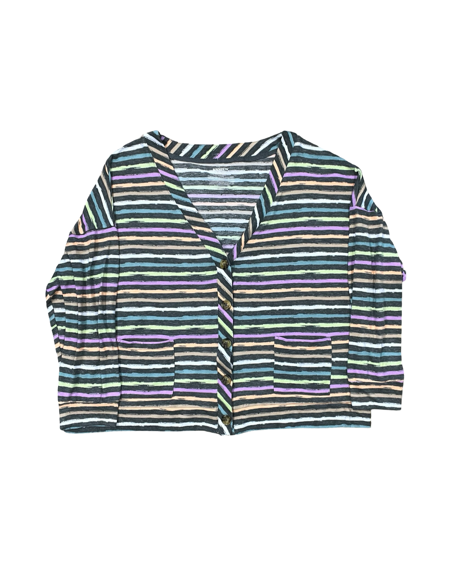 Cardigan By Joyspun In Multi, Size:2X