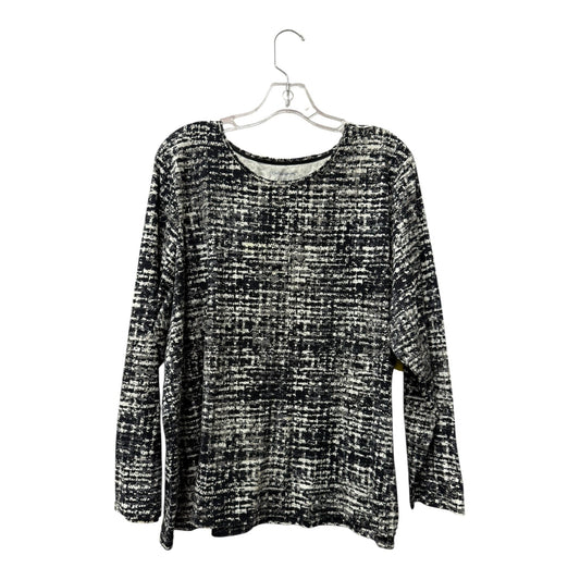 Top Ls By Croft And Barrow In Black, Size:3X