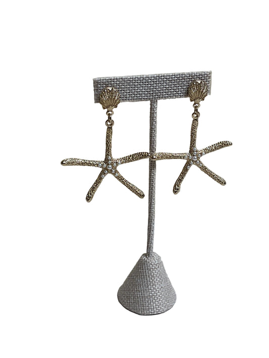 Earrings Dangle/Drop By Clothes Mentor In Gold