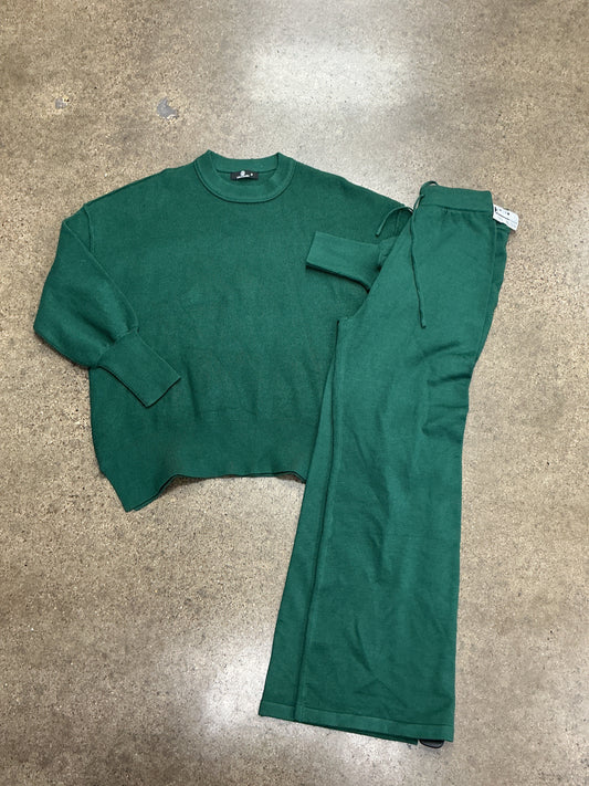 Pants Set 2Pc By Lillusory In Green, Size:S