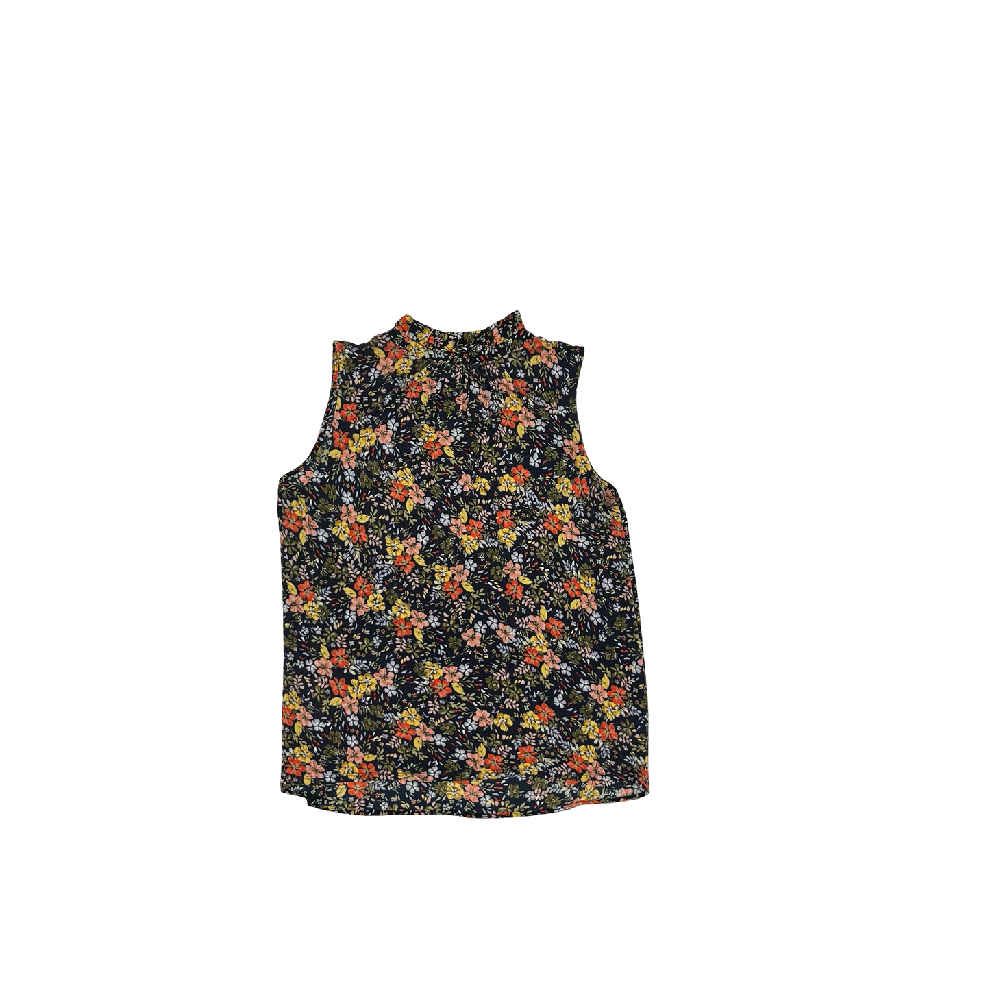 Blouse Sleeveless By Loft In Floral Print, Size:S