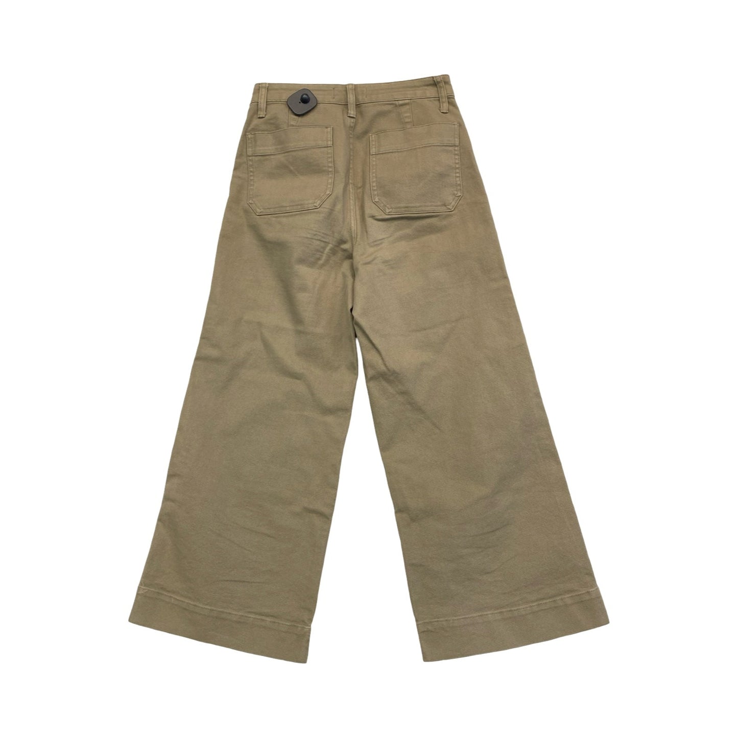 Jeans Wide Leg By Madewell In Green Denim, Size:2