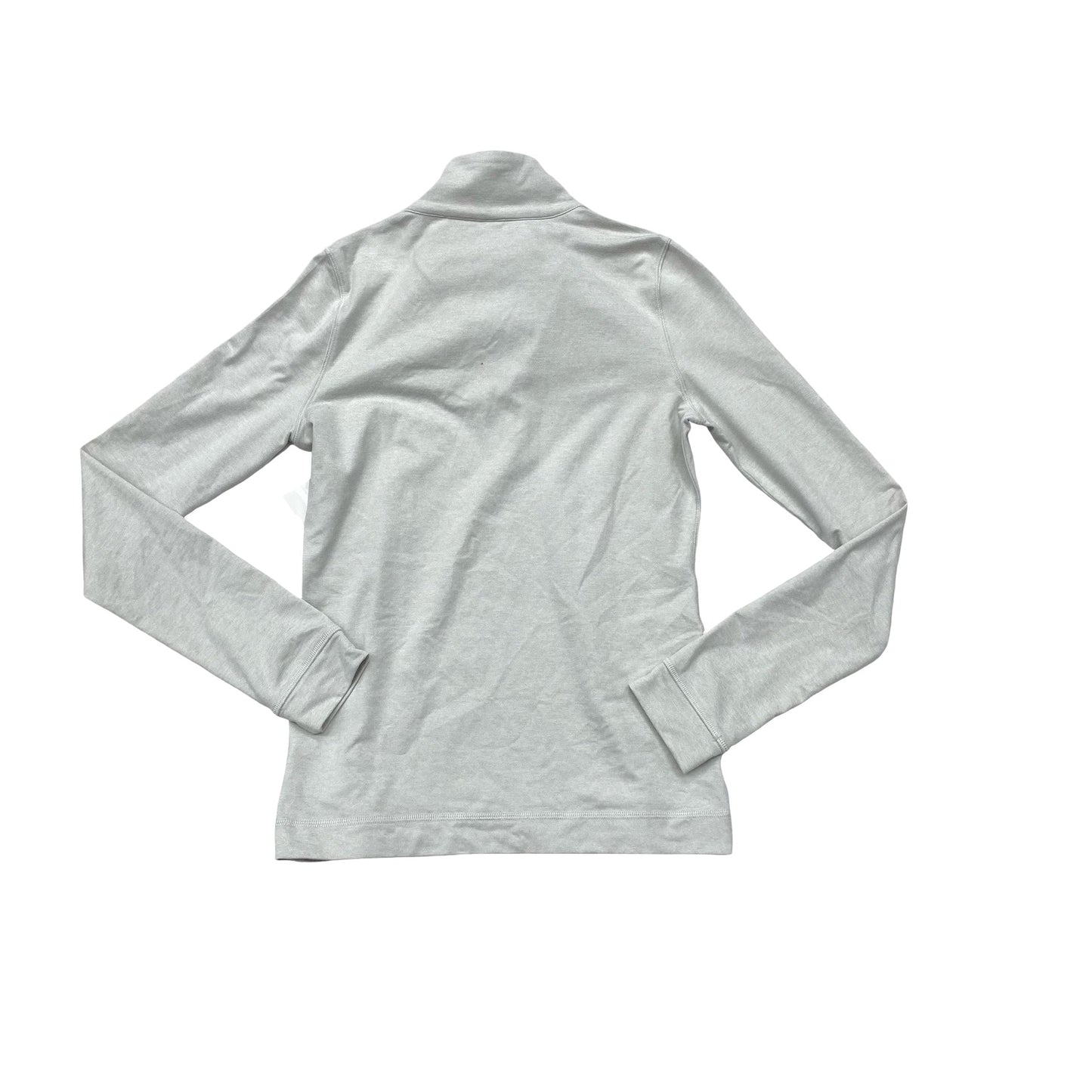 Athletic Top Ls Collar By Vuori In Grey, Size:S