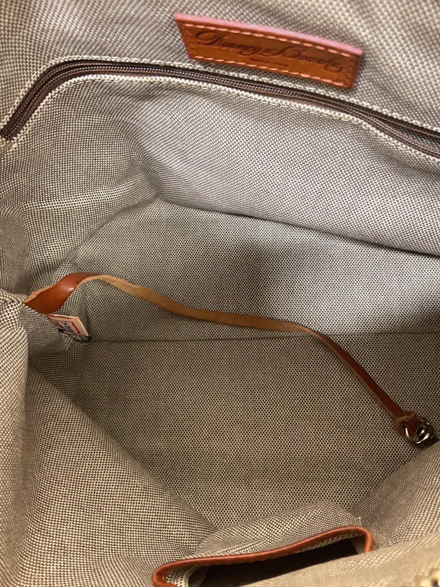 Handbag Designer By Dooney And Bourke In Yellow, Size:Medium
