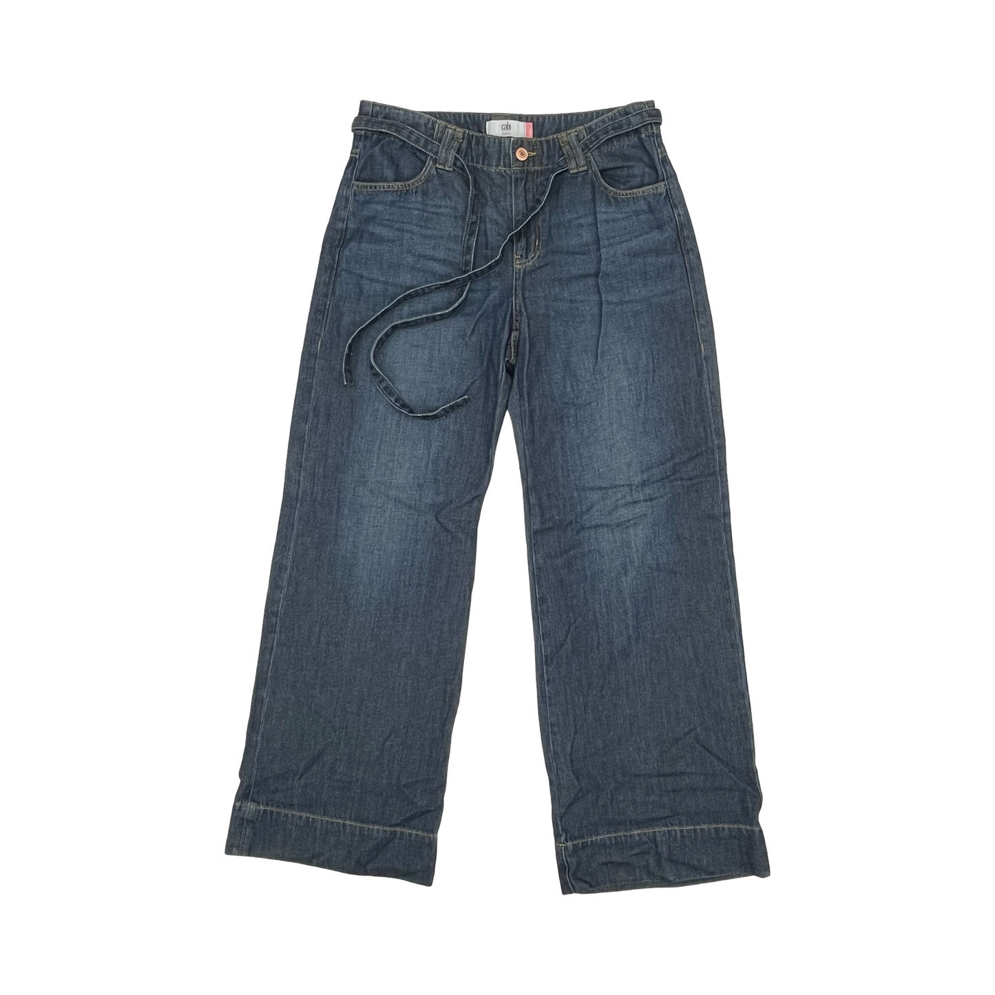 Jeans Wide Leg By Cabi In Blue Denim, Size:8