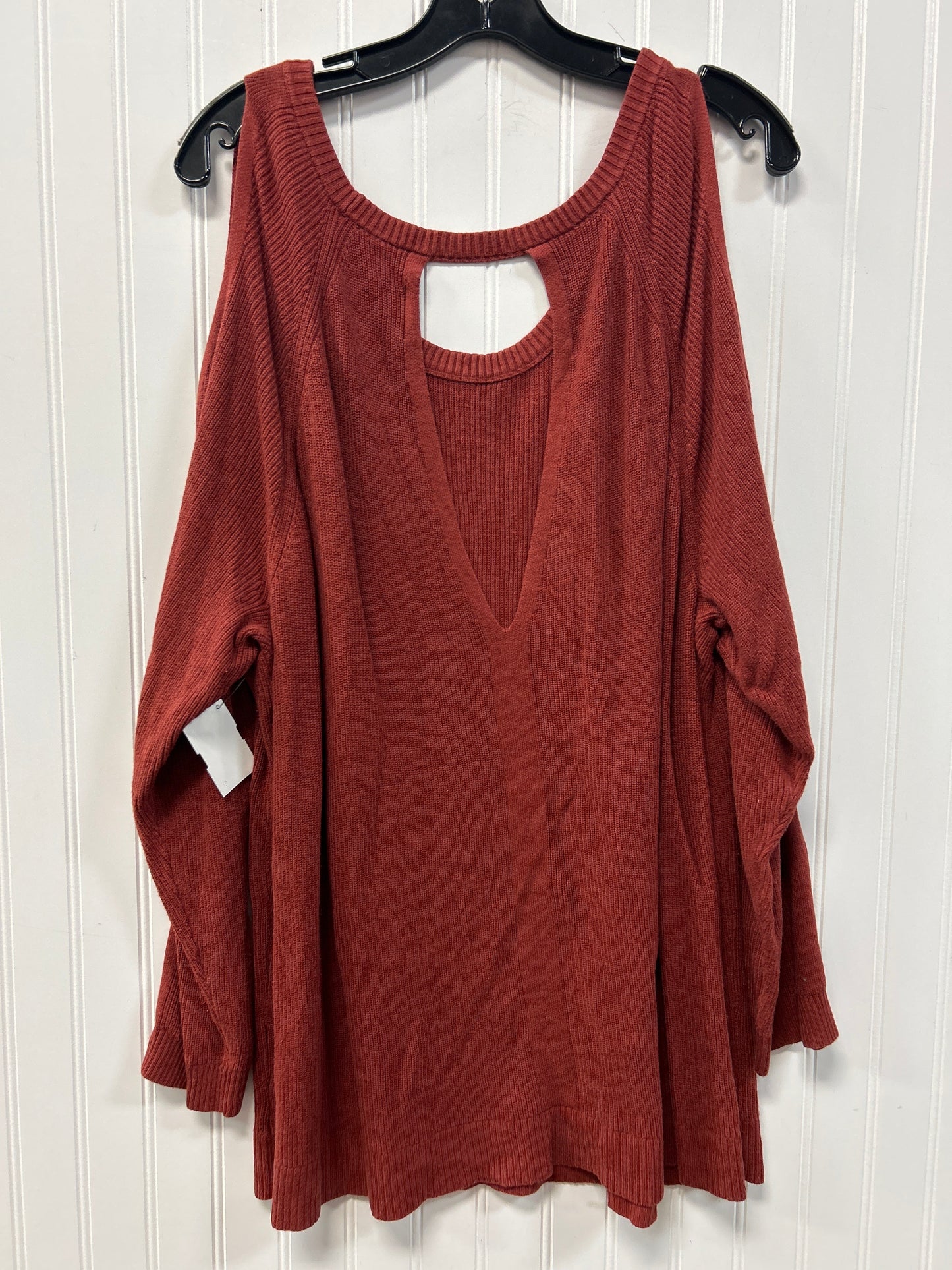 Sweater By Torrid In Red, Size:4X