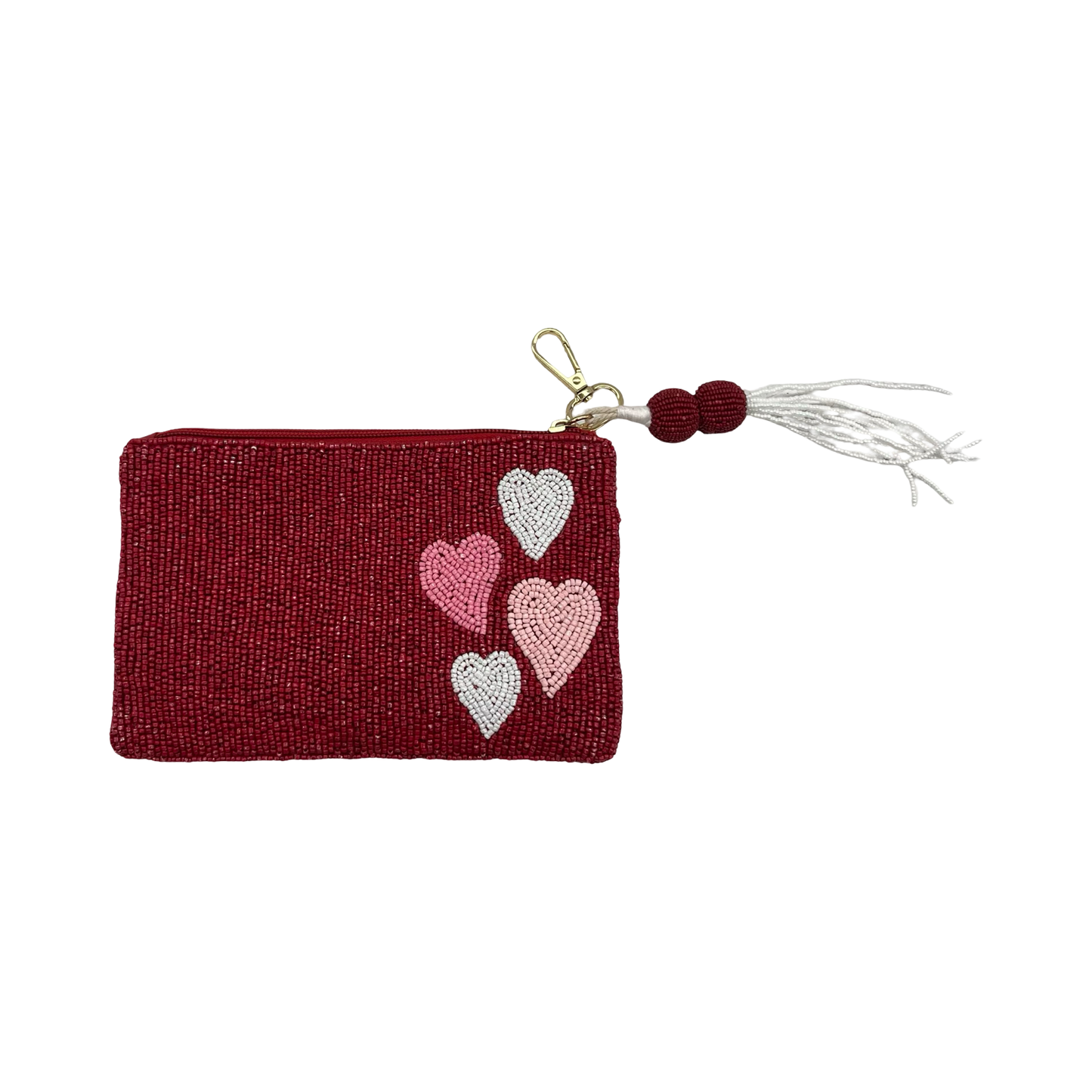 Wristlet By Clothes Mentor In Pink & Red, Size:Medium